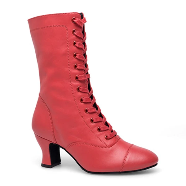 Rumpf Betty, Damen-Leder-Tanzstiefeletten Rumpf Betty, Damen-Leder-Tanzstiefeletten