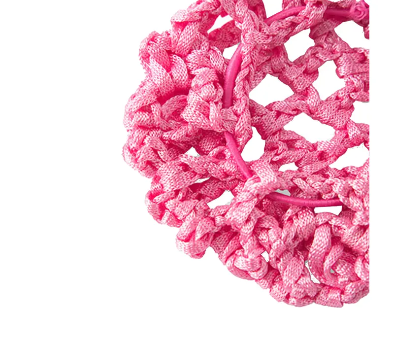 Dutt-Haarnetzüberzug, farbiges Haarnetz für den Dutt - Rosa - pink