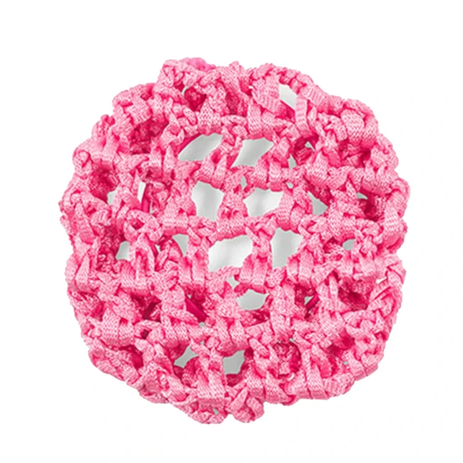 Rumpf Bun cover, farbiges Haarnetz für den Dutt Dutt-Haarnetzüberzug, farbiges Haarnetz für den Dutt - Rosa - pink