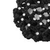 Rumpf Bun cover, farbiges Haarnetz für den Dutt mit Kristall Rumpf Bun cover, farbiges Haarnetz für den Dutt mit Kristall