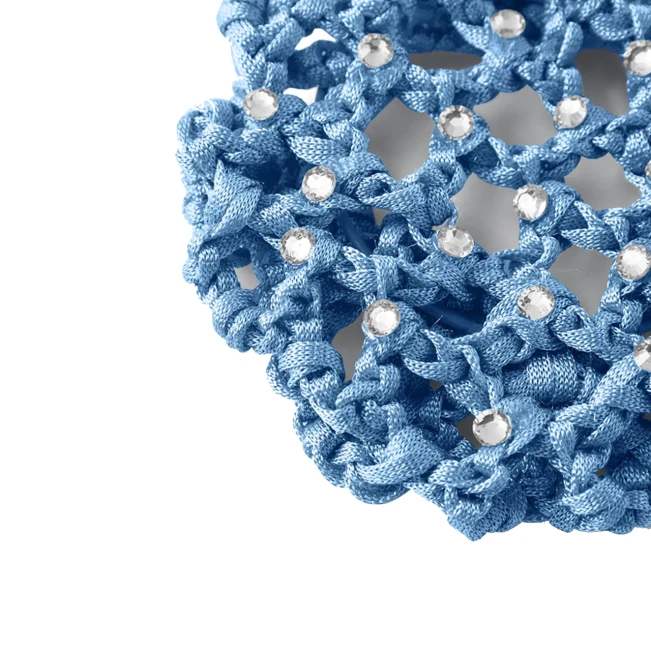 Rumpf Bun cover, farbiges Haarnetz für den Dutt mit Kristall Rumpf Bun cover, farbiges Haarnetz für den Dutt mit Kristall
