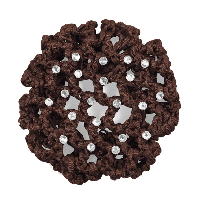 Rumpf Bun cover, farbiges Haarnetz für den Dutt mit Kristall Rumpf Bun cover, farbiges Haarnetz für den Dutt mit Kristall