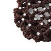 Rumpf Bun cover, farbiges Haarnetz für den Dutt mit Kristall Rumpf Bun cover, farbiges Haarnetz für den Dutt mit Kristall