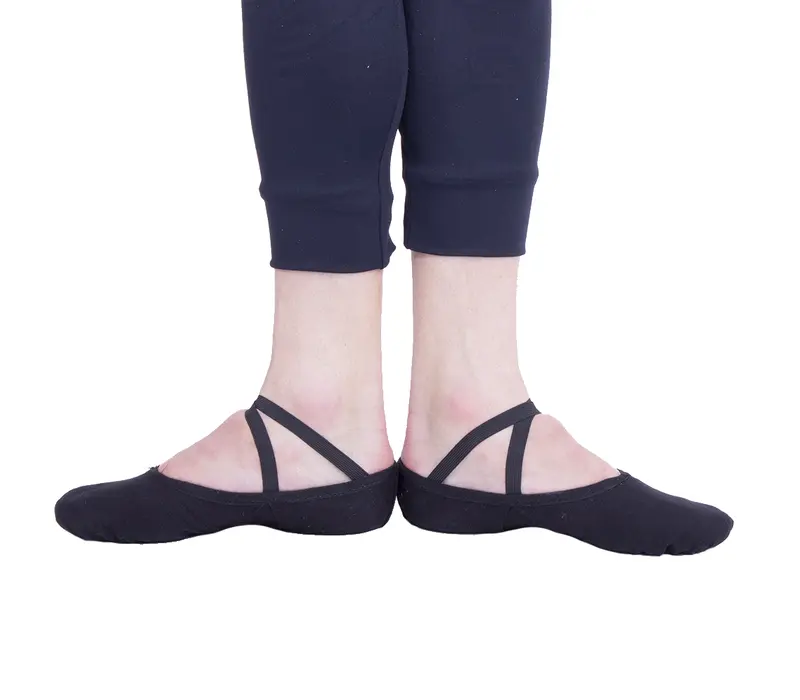 Sansha Silhouette 3C, Herren-Ballettschläppchen - Schwarz