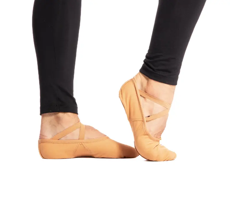 Sansha Silhouette 3C, Herren-Ballettschläppchen - Hautfarben flee-light tan Sansha Sansha Silhouette 3C, Herren-Ballettschläppchen - Hautfarben flee-light tan Sansha