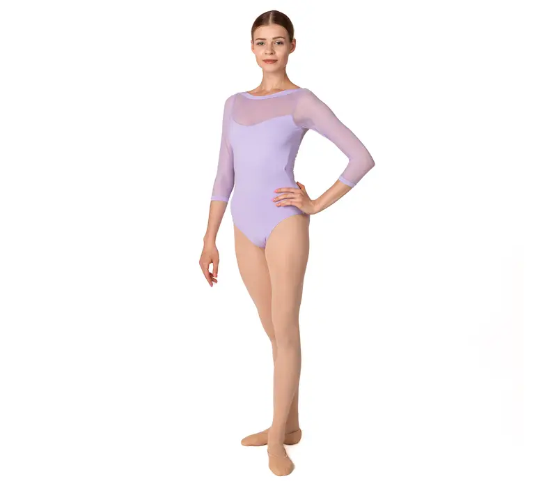So Danca Elise, Trikot mit Dreiviertel-Meshärmeln So Danca Elise, Trikot mit dreiviertellangem Netzärmel - Violett - lavender