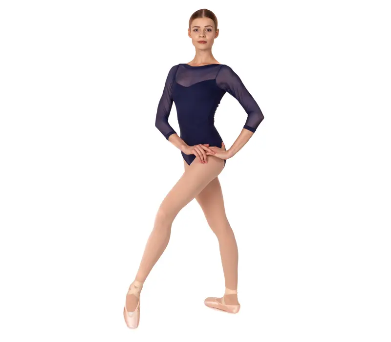 So Danca Elise, Trikot mit dreiviertellangem Mesh-Ärmel - Blau - Navy