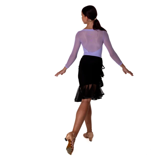 So Danca Elise Ballroom, Mädchen-Trikot mit Dreiviertelärmeln So Danca Elise Ballroom, Mädchen-Trikot mit 3/4-Ärmeln – Minze – mint