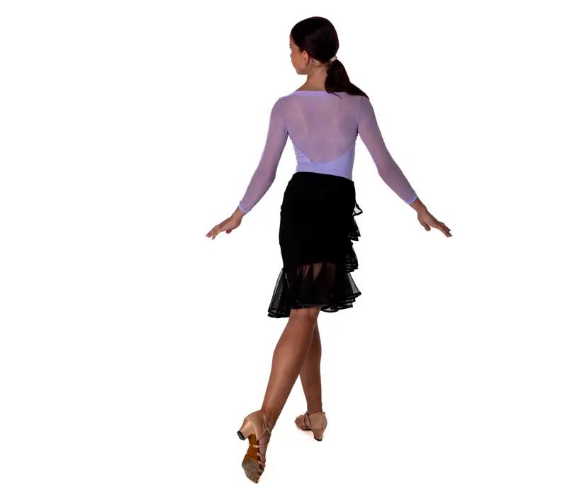 So Danca Elise Ballroom, Mädchen-Trikot mit 3/4-Ärmeln – Minze – mint
