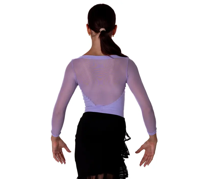 So Danca Elise Ballroom, Mädchen-Trikot mit 3/4-Ärmeln – Minze – mint