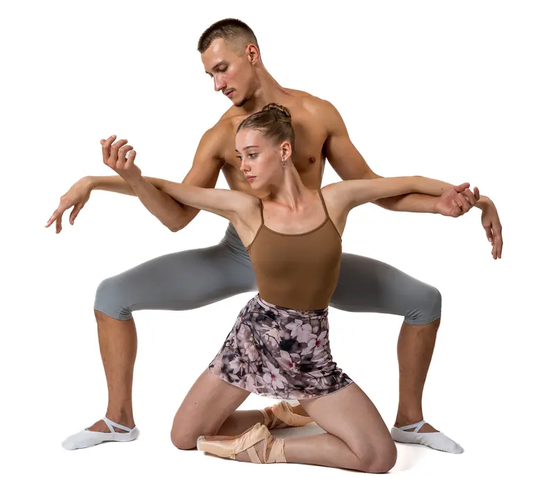 So Danca Floral, Wickelrock - Floral brown SoDanca