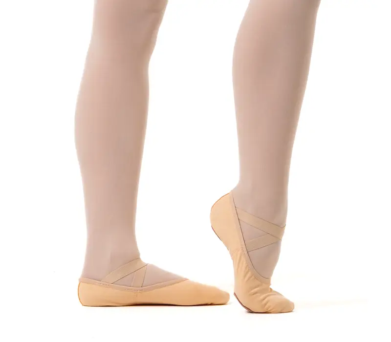 So Danca SD16, Damen elastische Ballettschläppchen - Rosa - light pink