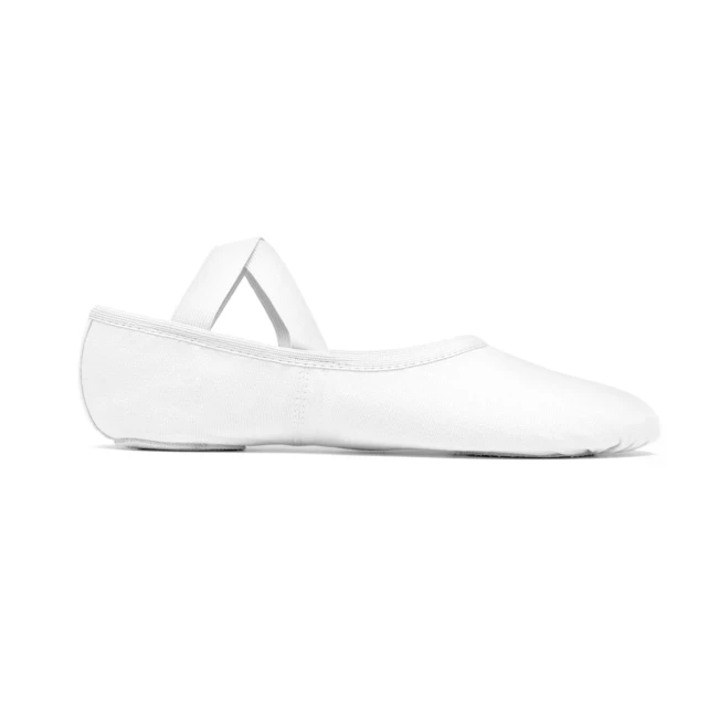 So Danca SD16, elastische Herren-Ballettschläppchen - Weiß