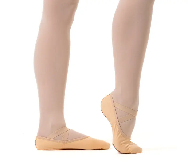 So Danca SD16, Damen elastische Ballettschläppchen - Rosa - light pink