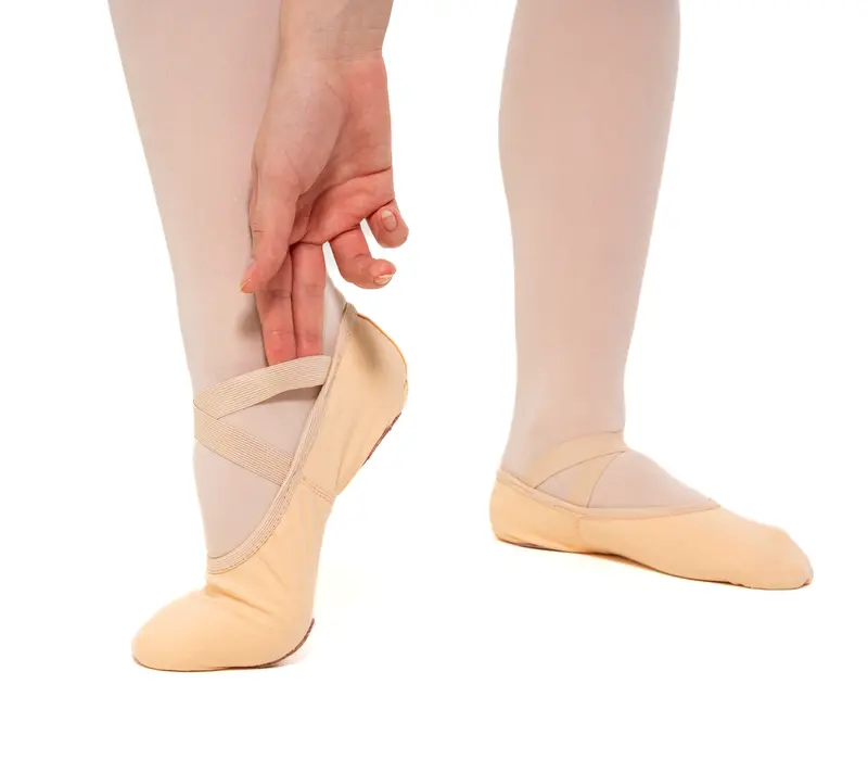 So Danca SD16, Damen elastische Ballettschläppchen - Rosa - light pink