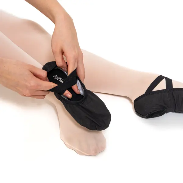 So Danca SD16, elastische Damen-Ballettschläppchen