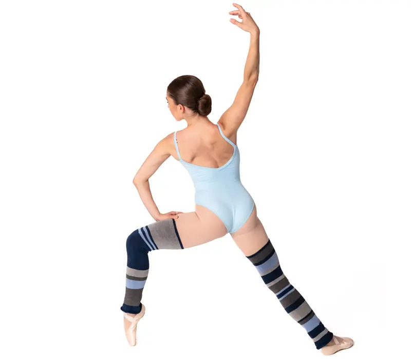 So Danca Studio Line, Trikot mit Spaghettiträgern und V-Ausschnitt - Blau - light blue