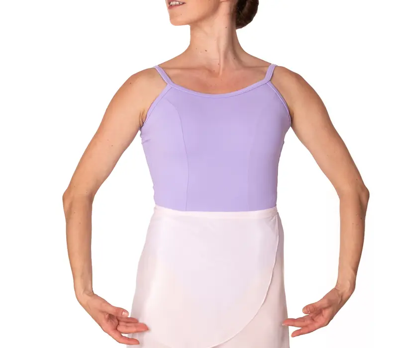 So Danca Studio Line, Trikot mit Spaghettiträgern und V-Ausschnitt So Danca Studio Line, Trikot mit Spaghettiträgern und V-Ausschnitt - Violett - lavender