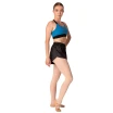 So Danca Layla, Sporttop für Damen - Schwarz/Blau Peacock GP So Danca Layla, Sporttop für Damen - Schwarz/Blau Peacock GP