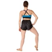 So Danca Layla, Sporttop für Damen - Schwarz/Blau Peacock GP So Danca Layla, Sporttop für Damen - Schwarz/Blau Peacock GP