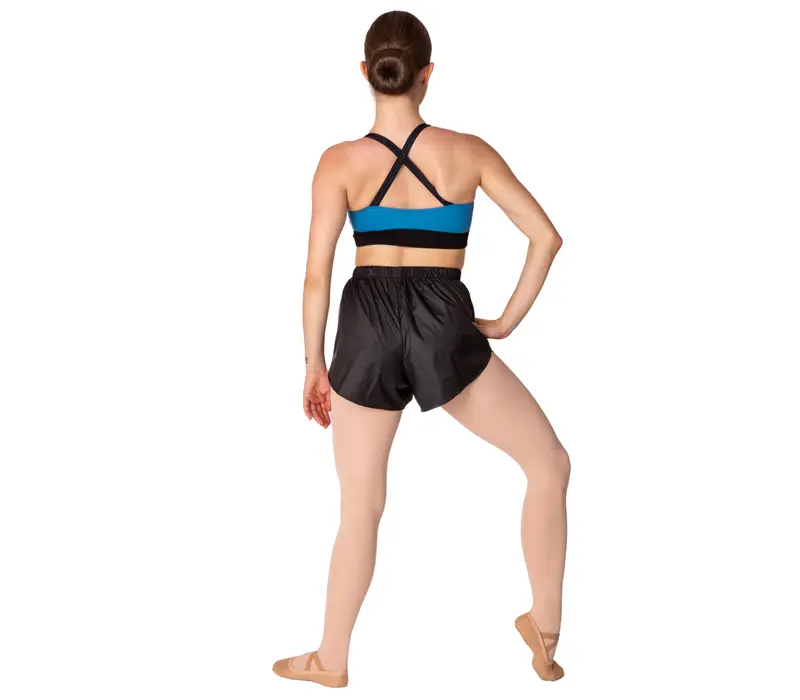 So Danca Layla, Sporttop für Damen - Schwarz/Blau Peacock GP