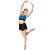 So Danca Layla, Sporttop für Damen - Schwarz/Blau Peacock GP So Danca Layla, Sporttop für Damen - Schwarz/Blau Peacock GP
