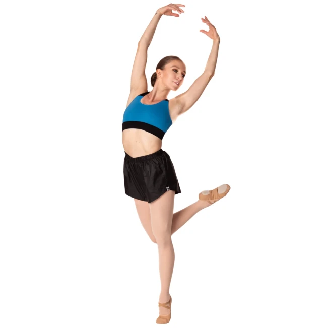 So Danca Layla, Sporttop für Damen - Schwarz/Blau Peacock GP So Danca Layla, Sporttop für Damen - Schwarz/Blau Peacock GP