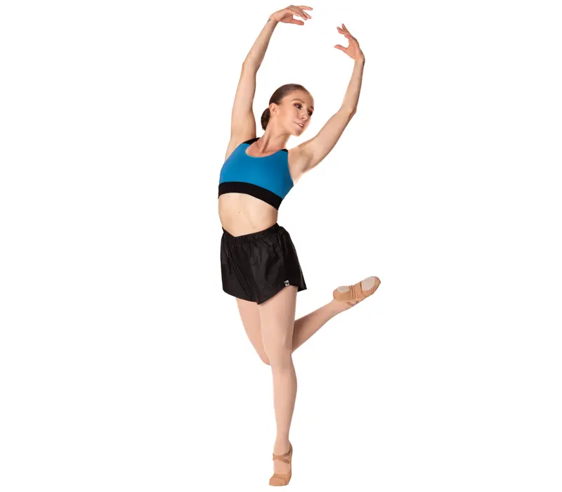 So Danca Layla, Sporttop für Damen - Schwarz/Blau Peacock GP