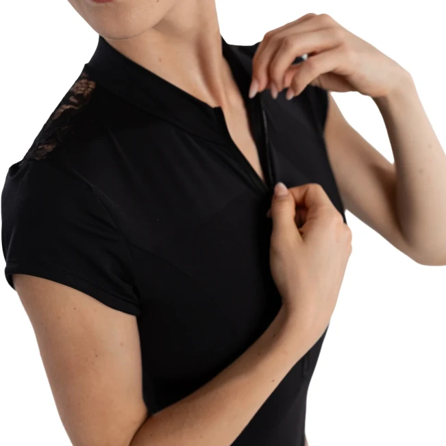 Capezio Elegance Kurzarm-Prinzessin, Damenbody Capezio Elegance Kurzarm-Prinzessin, Damenbody