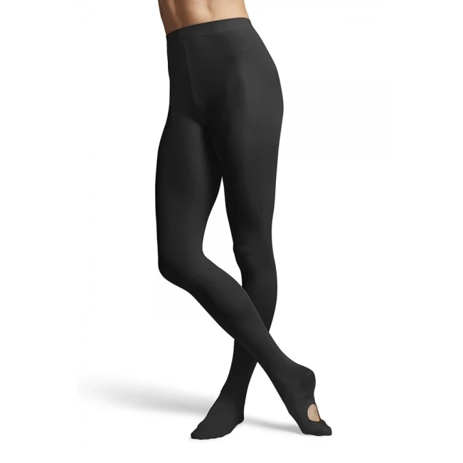 Bloch Convertible Strumpfhose für Mädchen - Schwarz