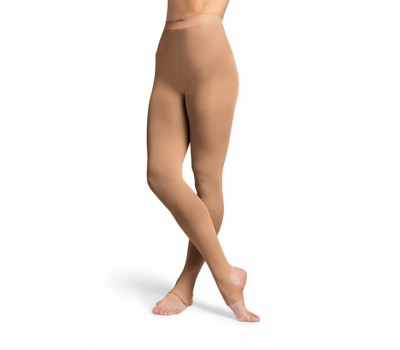 Bloch Damen-Steigbügelstrumpfhose - Braun Tan Bloch Bloch Damen-Steigbügelstrumpfhose - Braun Tan Bloch