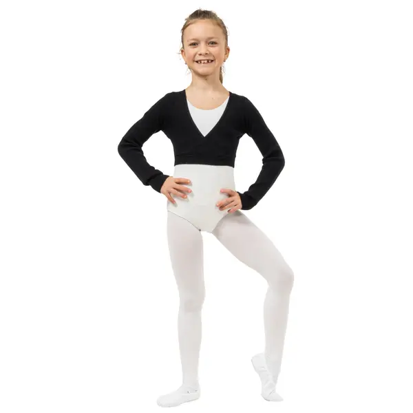 Bloch Fix Wrap Sweater, Mädchen-Ballett-Warm-up-Top