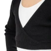 Bloch Fix Wrap Sweater, Mädchen-Ballett-Warm-up-Top Bloch Fix Wrap Sweater, Mädchen-Ballett-Warm-up-Top