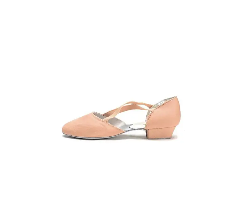 Sansha Alba, lederne Lehrerschuhe - Rosa Sansha