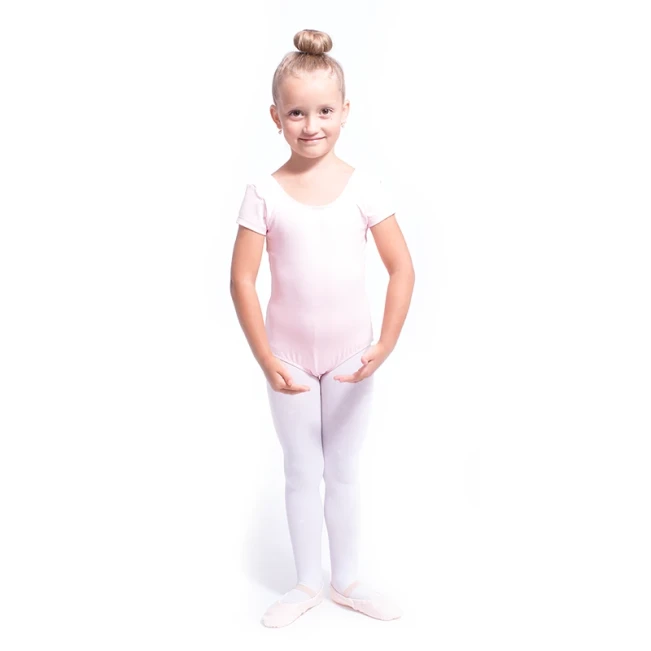 Bloch Ballet, Kinder-Baumwolltrikot mit kurzen Ärmeln Bloch Ballet, Kinder-Baumwolltrikot mit kurzen Ärmeln