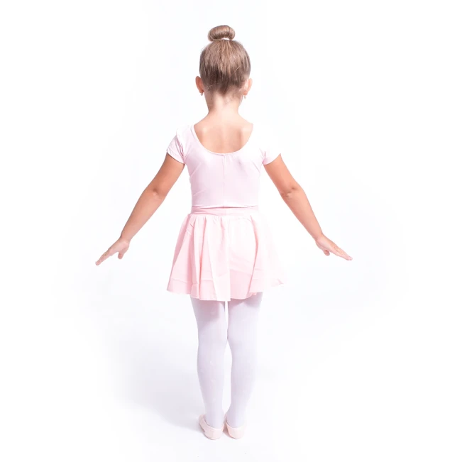 Bloch Ballet, Kinder-Baumwolltrikot mit kurzen Ärmeln Bloch Ballet, Kinder-Baumwolltrikot mit kurzem Ärmel – Hellrosa Bloch