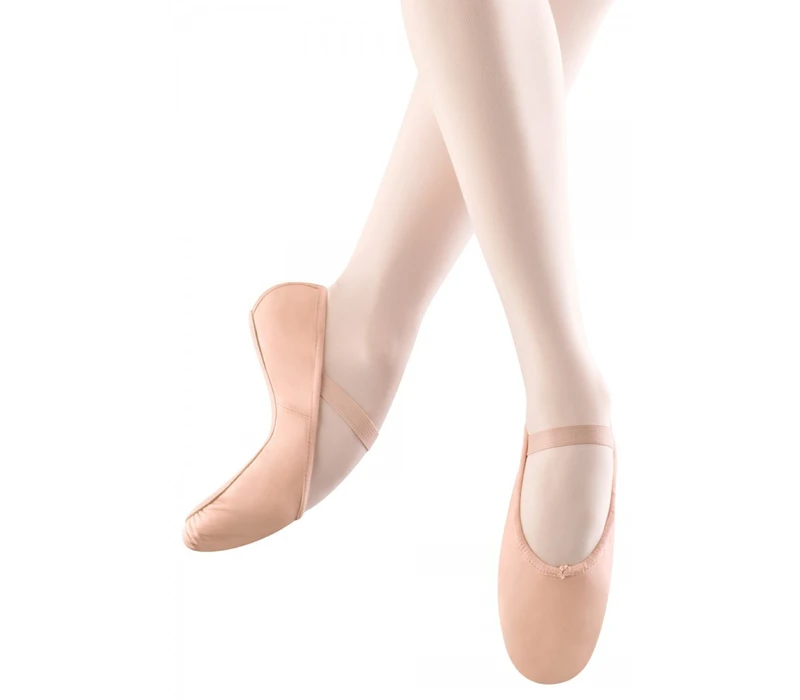 Bloch Arise, Damen-Leder-Ballettschuhe mit durchgehender Sohle – Bloch Theatrical Pink