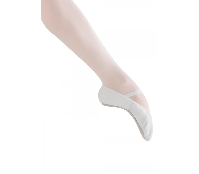 Bloch Arise, Damen-Leder-Ballettschuhe mit durchgehender Sohle - Weiß Bloch Arise, Damen-Leder-Ballettschuhe mit durchgehender Sohle - Weiß