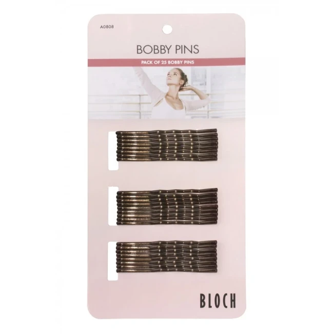 Bloch Bobby Pins, Haarnadeln - Braun