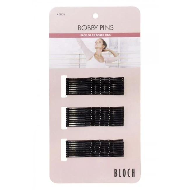 Bloch Bobby Pins, Haarnadeln - Schwarz Bloch Bobby Pins, Haarnadeln - Schwarz