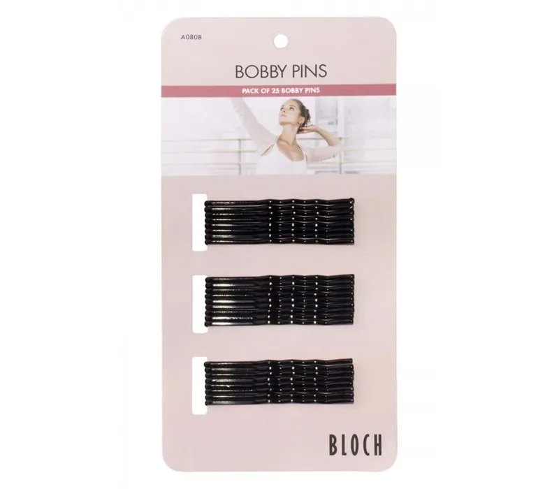Bloch Bobby Pins, Haarnadeln - Schwarz Bloch Bobby Pins, Haarnadeln - Schwarz
