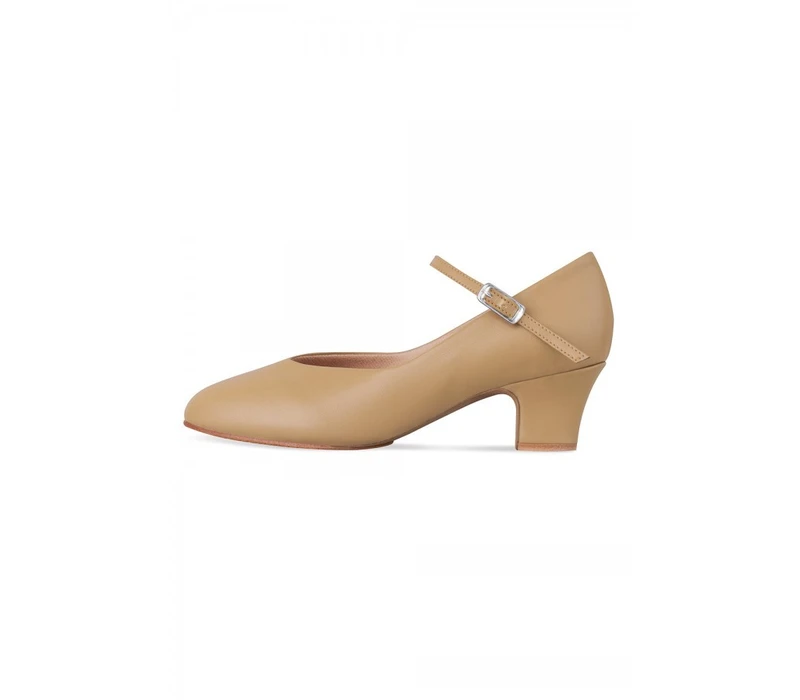 Bloch Broadway-lo, Charakter-Schuhe - Braun Tan Bloch