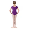 Bloch Dujour, Mädchen-Trikot mit kurzem Ärmel - Aubergine-Lila Bloch Bloch Dujour, Mädchen-Trikot mit kurzem Ärmel - Aubergine-Lila Bloch
