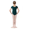 Bloch Dujour, Mädchen-Trikot mit kurzem Ärmel - Waldgrün Bloch