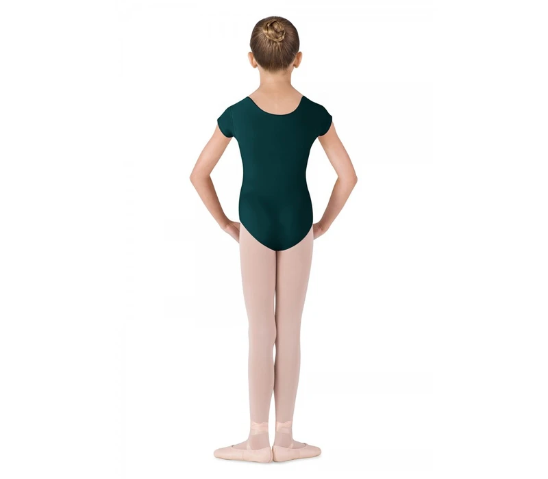 Bloch Dujour, Mädchen-Trikot mit kurzem Ärmel - Waldgrün Bloch