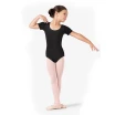 Bloch Ballet, Kinder-Baumwolltrikot mit kurzem Ärmel - Schwarz