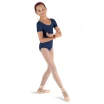Bloch Ballet, Kinder-Baumwoll-Trikot mit kurzem Ärmel – Bloch Navyblau