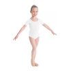 Bloch Ballet, Kinder-Baumwolltrikot mit kurzen Ärmeln - Weiß Bloch Ballet, Kinder-Baumwolltrikot mit kurzen Ärmeln - Weiß