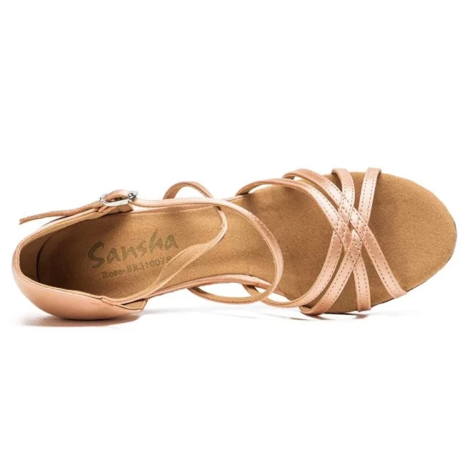 Sansha Rosa, Schuhe für Gesellschaftstanz Sansha Rosa, Gesellschaftstanzschuhe - Nude Hell Sansha