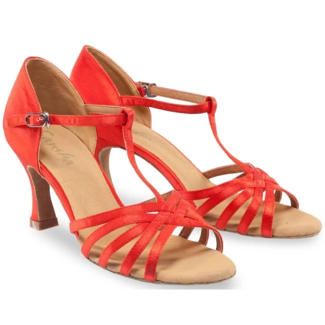 Sansha Juanita, Schuhe für Gesellschaftstanz Sansha Juanita, Gesellschaftstanzschuhe - Rot red Sansha
